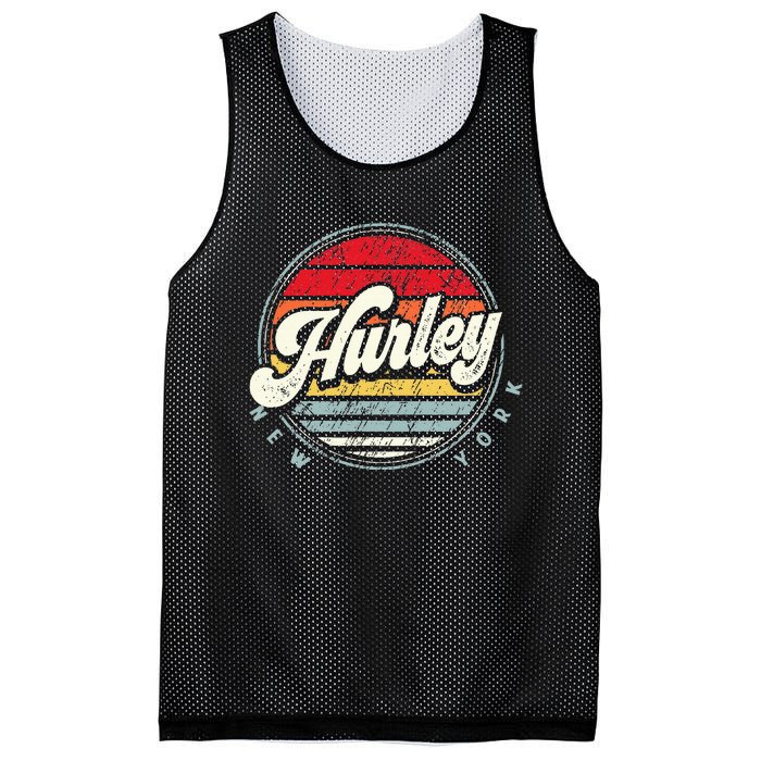 Retro Hurley Home State Cool 70s Style Sunset Mesh Reversible Basketball Jersey Tank