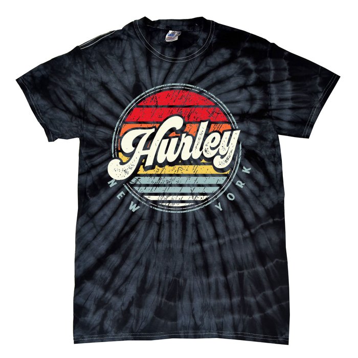 Retro Hurley Home State Cool 70s Style Sunset Tie-Dye T-Shirt