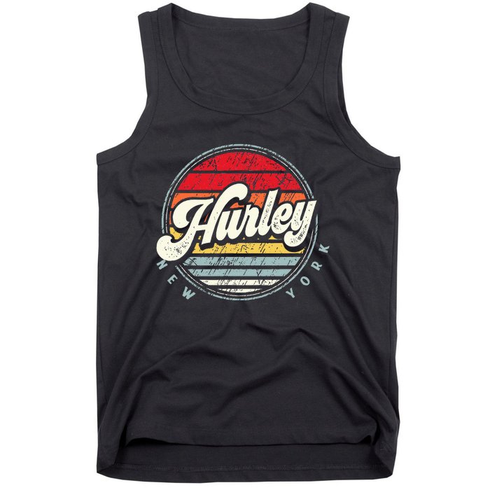 Retro Hurley Home State Cool 70s Style Sunset Tank Top