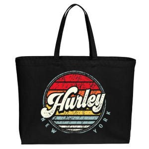 Retro Hurley Home State Cool 70s Style Sunset Cotton Canvas Jumbo Tote