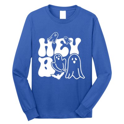 Retro Halloween Hey Boo Cool Gift Long Sleeve Shirt