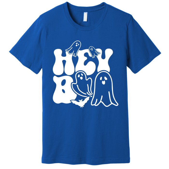 Retro Halloween Hey Boo Cool Gift Premium T-Shirt