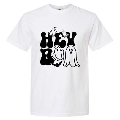 Retro Halloween Hey Boo Cool Gift Garment-Dyed Heavyweight T-Shirt