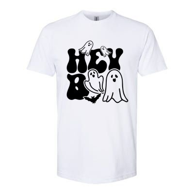 Retro Halloween Hey Boo Cool Gift Softstyle CVC T-Shirt