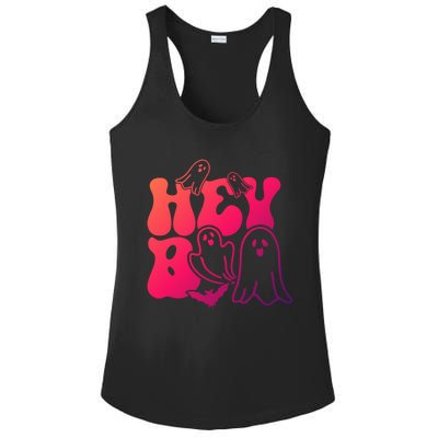 Retro Halloween Hey Boo Cool Gift Ladies PosiCharge Competitor Racerback Tank