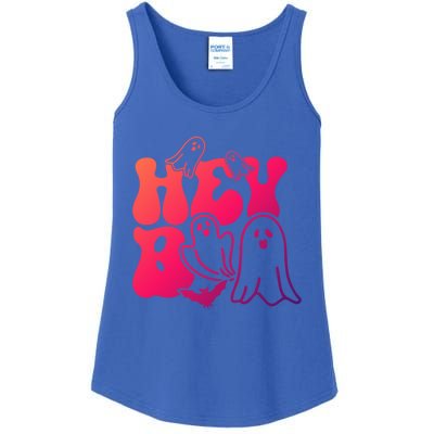 Retro Halloween Hey Boo Cool Gift Ladies Essential Tank