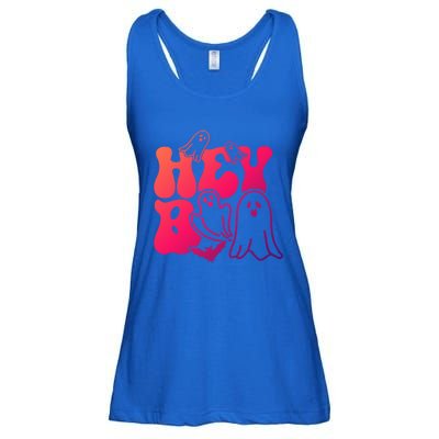 Retro Halloween Hey Boo Cool Gift Ladies Essential Flowy Tank