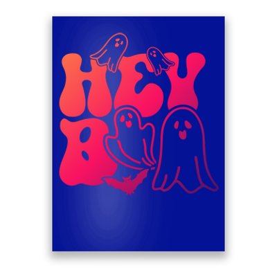 Retro Halloween Hey Boo Cool Gift Poster