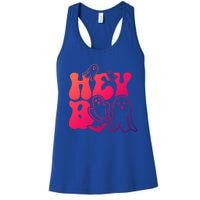 Retro Halloween Hey Boo Cool Gift Women's Racerback Tank