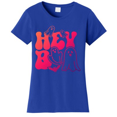 Retro Halloween Hey Boo Cool Gift Women's T-Shirt