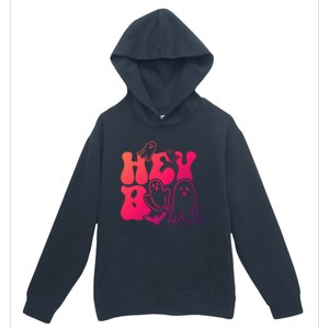 Retro Halloween Hey Boo Cool Gift Urban Pullover Hoodie