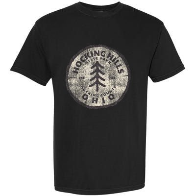 Retro Hocking Hills State Park Souvenir Garment-Dyed Heavyweight T-Shirt