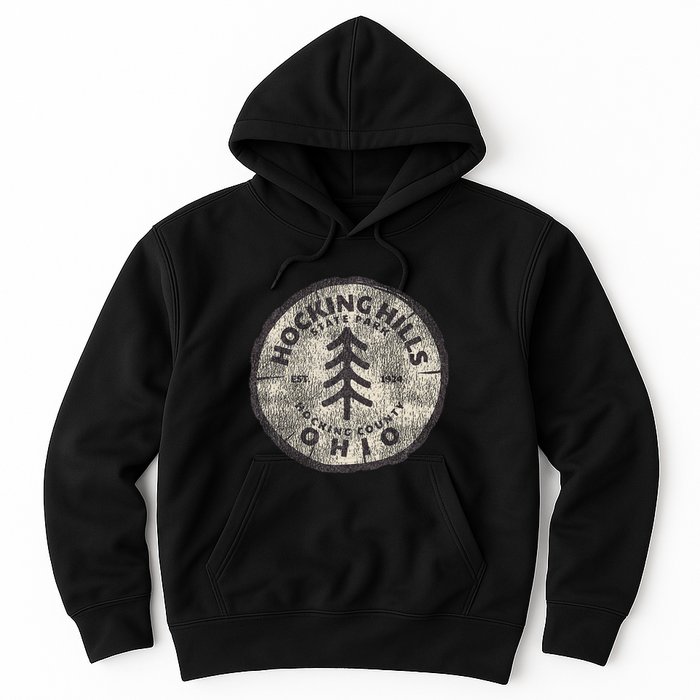 Retro Hocking Hills State Park Souvenir Hoodie