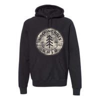 Retro Hocking Hills State Park Souvenir Premium Hoodie