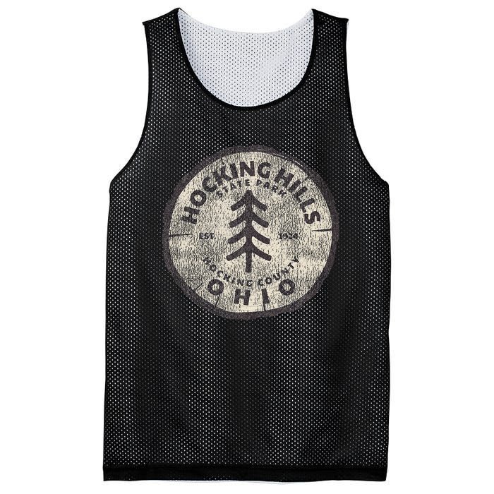 Retro Hocking Hills State Park Souvenir Mesh Reversible Basketball Jersey Tank