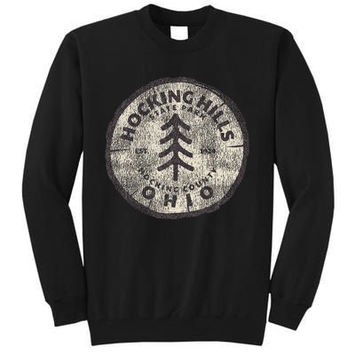 Retro Hocking Hills State Park Souvenir Tall Sweatshirt