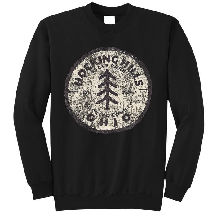 Retro Hocking Hills State Park Souvenir Tall Sweatshirt