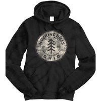 Retro Hocking Hills State Park Souvenir Tie Dye Hoodie