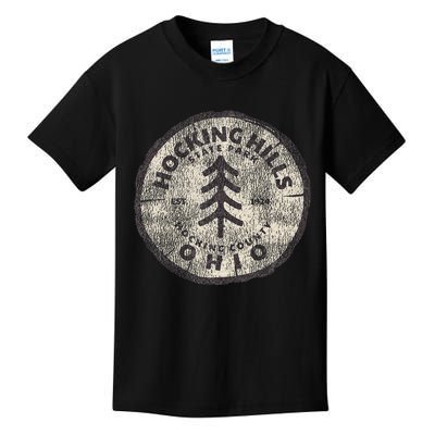 Retro Hocking Hills State Park Souvenir Kids T-Shirt