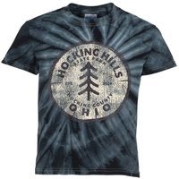 Retro Hocking Hills State Park Souvenir Kids Tie-Dye T-Shirt