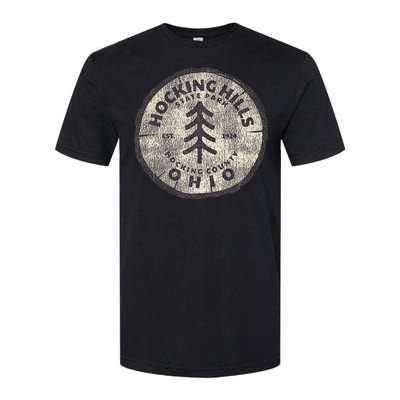 Retro Hocking Hills State Park Souvenir Softstyle CVC T-Shirt