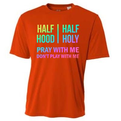 Rainbow Half Hood Half Holy Gift Cooling Performance Crew T-Shirt