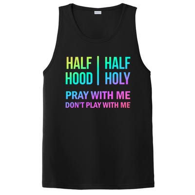 Rainbow Half Hood Half Holy Gift PosiCharge Competitor Tank