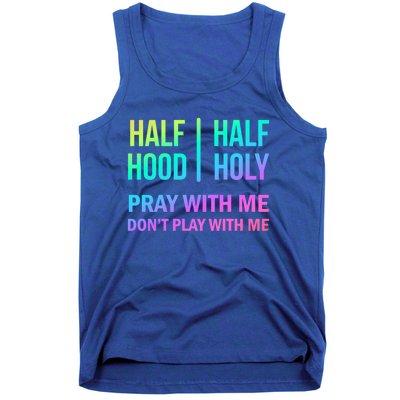 Rainbow Half Hood Half Holy Gift Tank Top