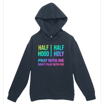 Rainbow Half Hood Half Holy Gift Urban Pullover Hoodie