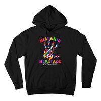 Retro Hispanic Heritage Month All Countries Heart Hands Hoodie