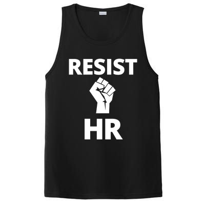 Resist HR Human Resources Funny Bosses Day Admin Work Humor Gift PosiCharge Competitor Tank