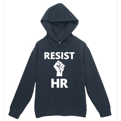 Resist HR Human Resources Funny Bosses Day Admin Work Humor Gift Urban Pullover Hoodie