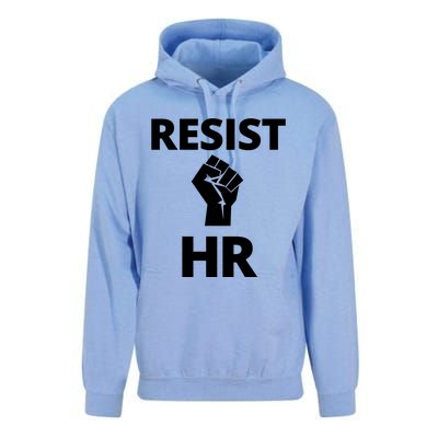 Resist HR Human Resources Funny Bosses Day Admin Work Humor Gift Unisex Surf Hoodie