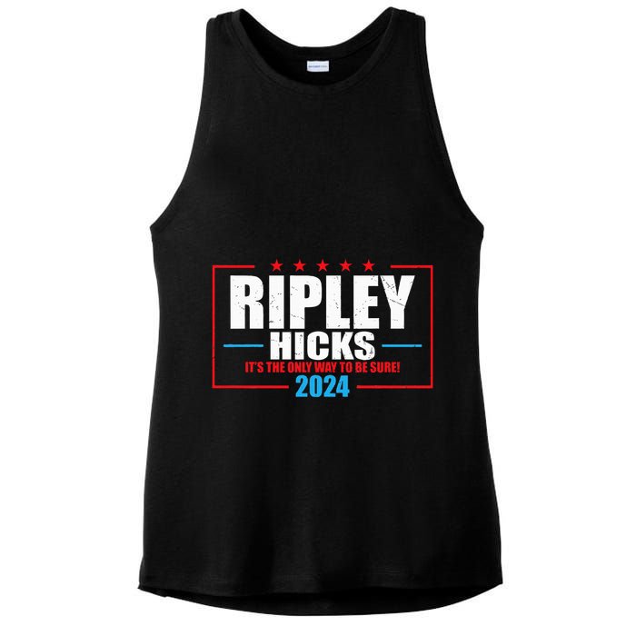 Ripley Hicks It’s The Only Way To Be Sure! 2024 Ladies PosiCharge Tri-Blend Wicking Tank