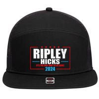 Ripley Hicks It’s The Only Way To Be Sure! 2024 7 Panel Mesh Trucker Snapback Hat