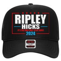 Ripley Hicks It’s The Only Way To Be Sure! 2024 High Crown Mesh Back Trucker Hat