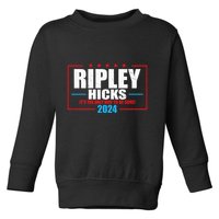 Ripley Hicks It’s The Only Way To Be Sure! 2024 Toddler Sweatshirt