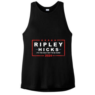 Ripley Hicks It's The Only Way To Be Sure! 2024 Apparel Ladies PosiCharge Tri-Blend Wicking Tank