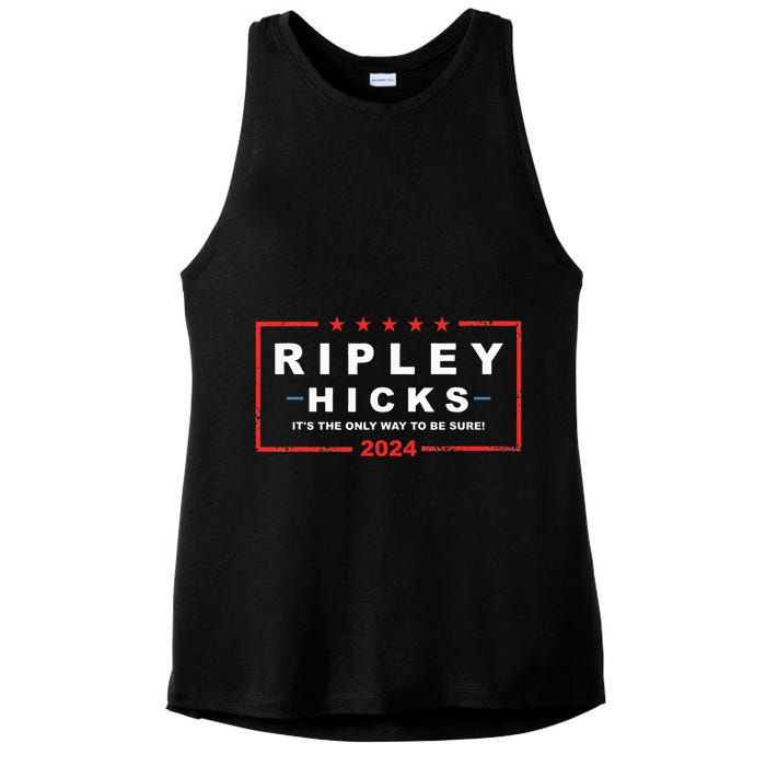 Ripley Hicks It's The Only Way To Be Sure! 2024 Apparel Ladies PosiCharge Tri-Blend Wicking Tank