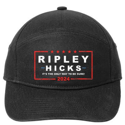 Ripley Hicks It's The Only Way To Be Sure! 2024 Apparel 7-Panel Snapback Hat