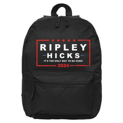 Ripley Hicks It's The Only Way To Be Sure! 2024 Apparel 16 in Basic Backpack