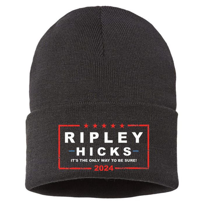 Ripley Hicks It's The Only Way To Be Sure! 2024 Apparel Sustainable Knit Beanie