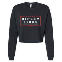 Ripley Hicks It's The Only Way To Be Sure! 2024 Apparel Cropped Pullover Crew