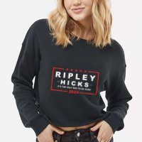 Ripley Hicks It's The Only Way To Be Sure! 2024 Apparel Cropped Pullover Crew