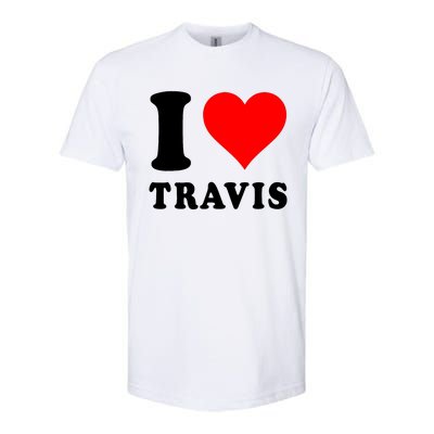 Red Heart I Love Travis Softstyle CVC T-Shirt