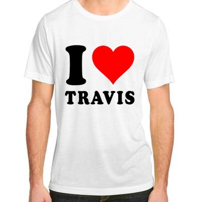 Red Heart I Love Travis Adult ChromaSoft Performance T-Shirt