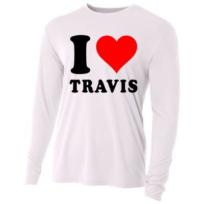 Red Heart I Love Travis Cooling Performance Long Sleeve Crew