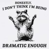 Raccoon Honestly I DonT Think IM Being Dramatic Enough Apron