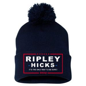 Ripley Hicks It's The Only Way To Be Sure 2024 Election Pom Pom 12in Knit Beanie