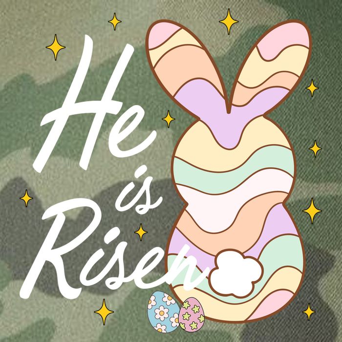 Retro He Is Risent Easter Sunday Legacy Tie Dye Trucker Hat